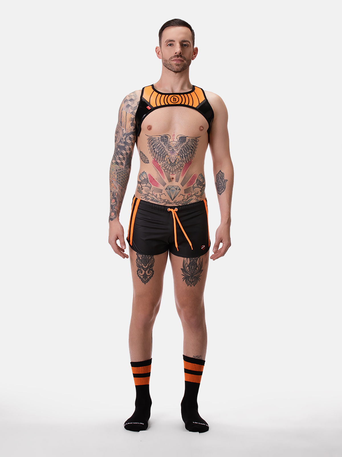 Brunos \ NEU \ Barcode Berlin \ Harness Ede | Neonorange