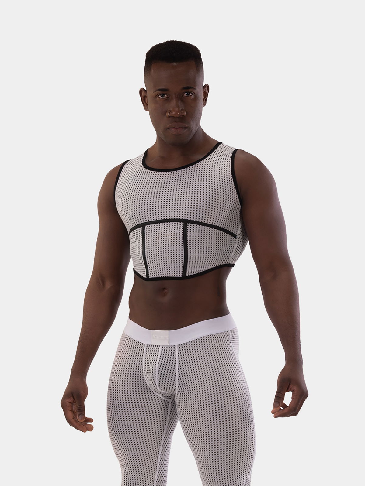 Brunos \ Fashion Sale \ Barcode Berlin \ Crop Vest Noburu | White|Black