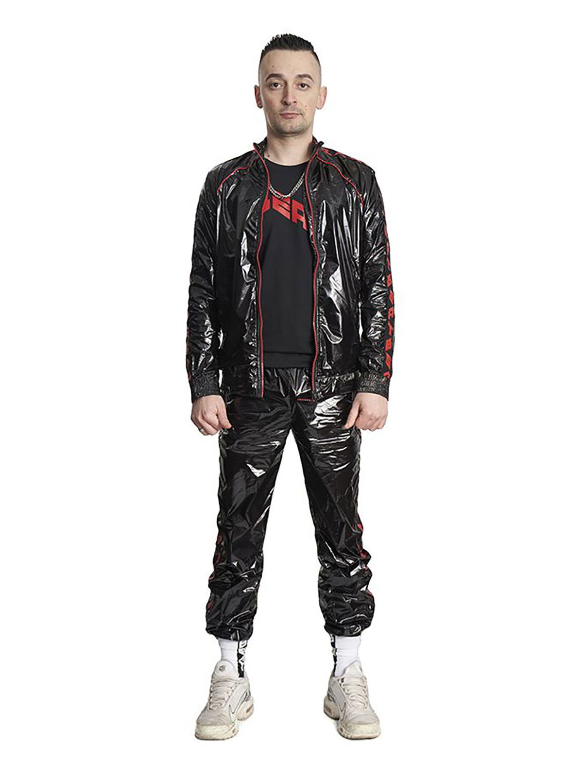 Brunos \  \ Mister B \ Jacke Nylon Tracksuit Fetisch | Black