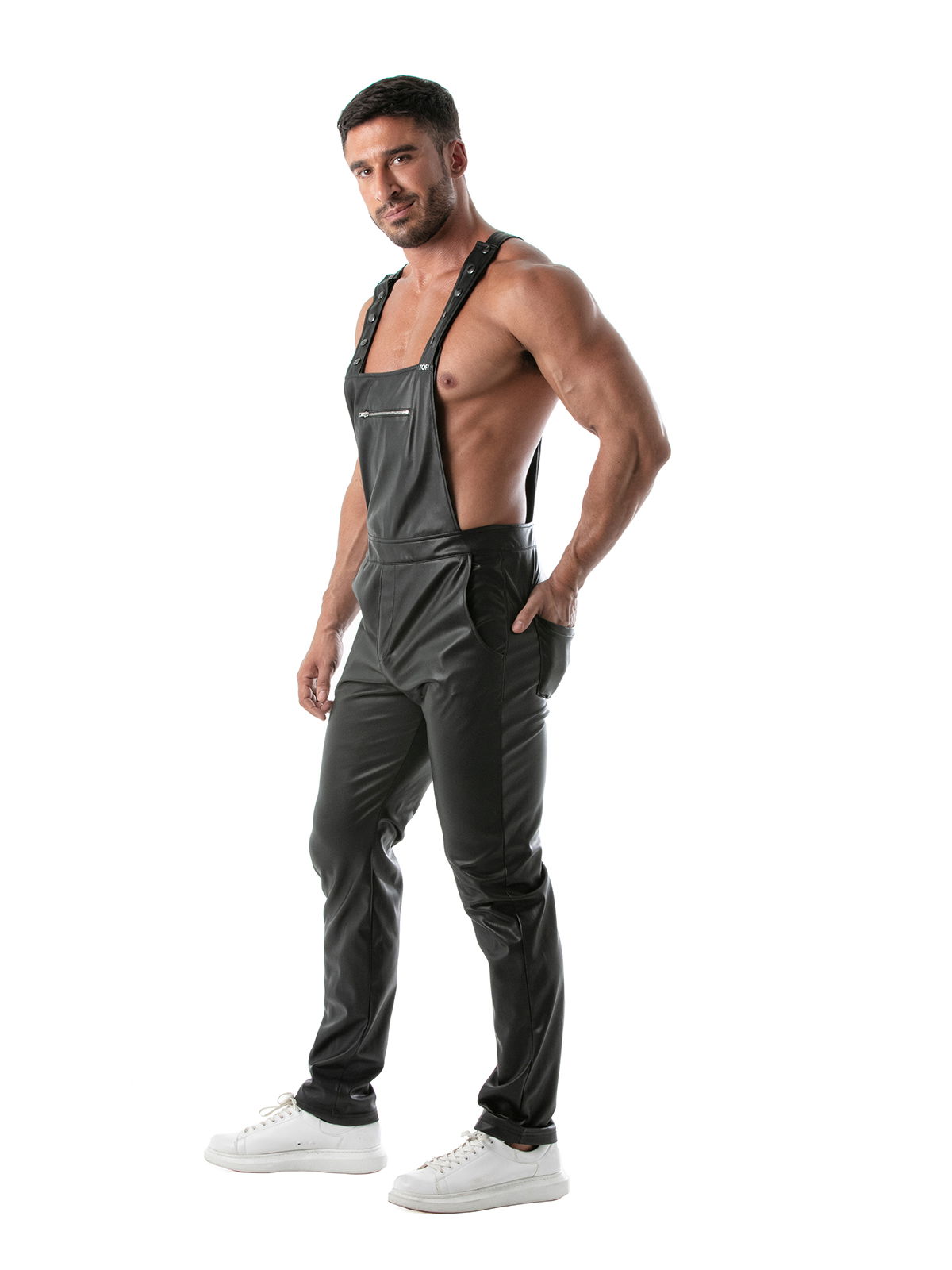 Brunos \ TOF Paris \ TOF Paris \ Latzhose Kinky Pants | Black
