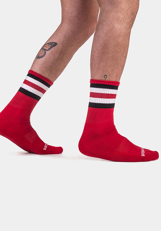 Brunos \  \ Barcode Berlin \ Half Fetish Socks Stripes