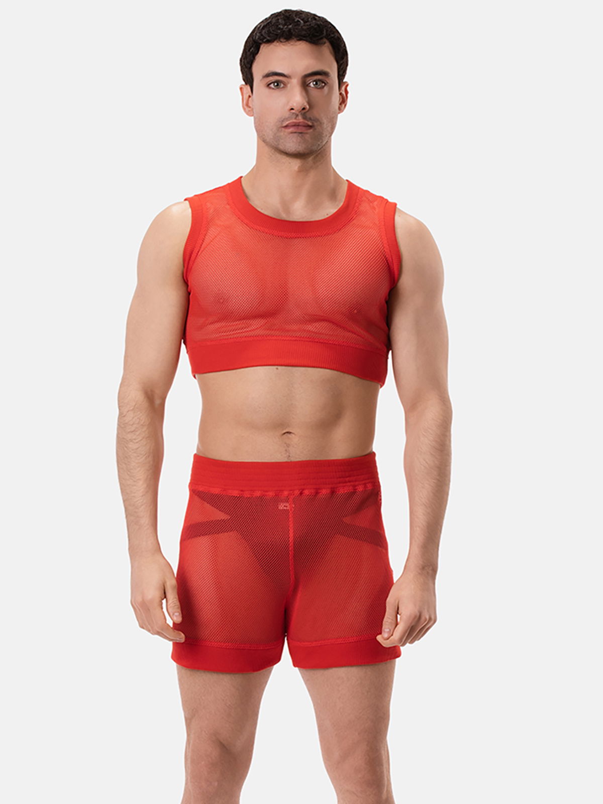 Brunos \ Neu \ Barcode Berlin \ Crop Top Yasin | Red