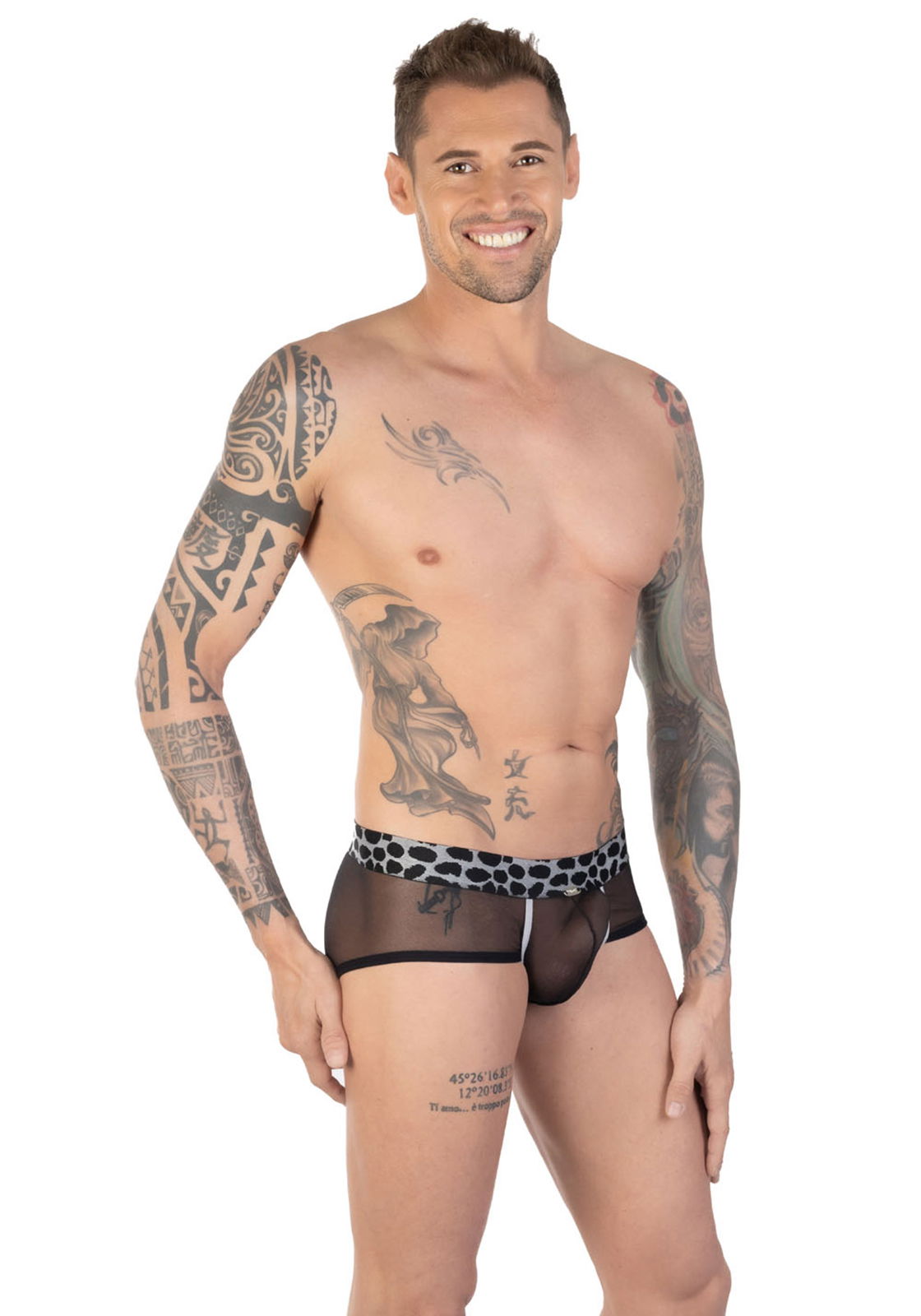 Brunos \ Eros Veneziani \ Eros Veneziani \ Slip Push Up | Black/Grey