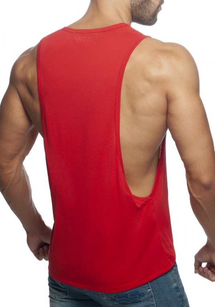 Addicted Low Rider Tank Top | Red