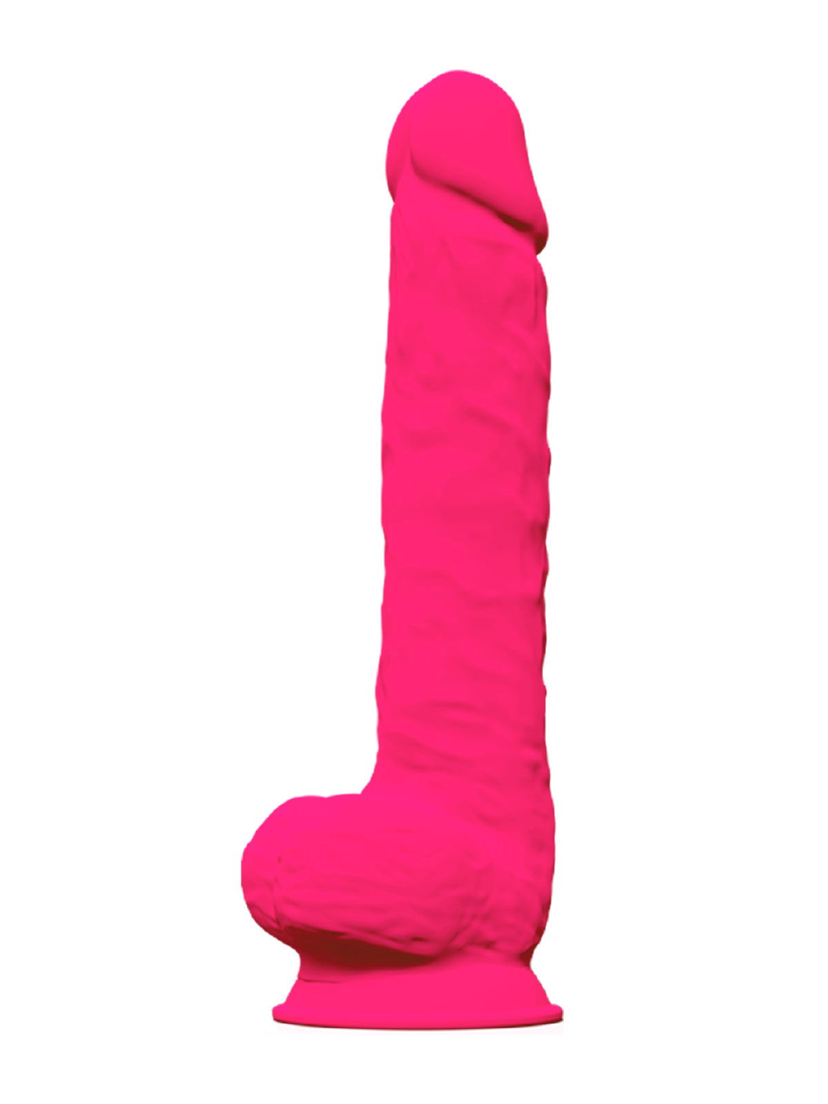 Brunos \  \ SILEXD \ Dildo with Balls 38x7cm | Pink