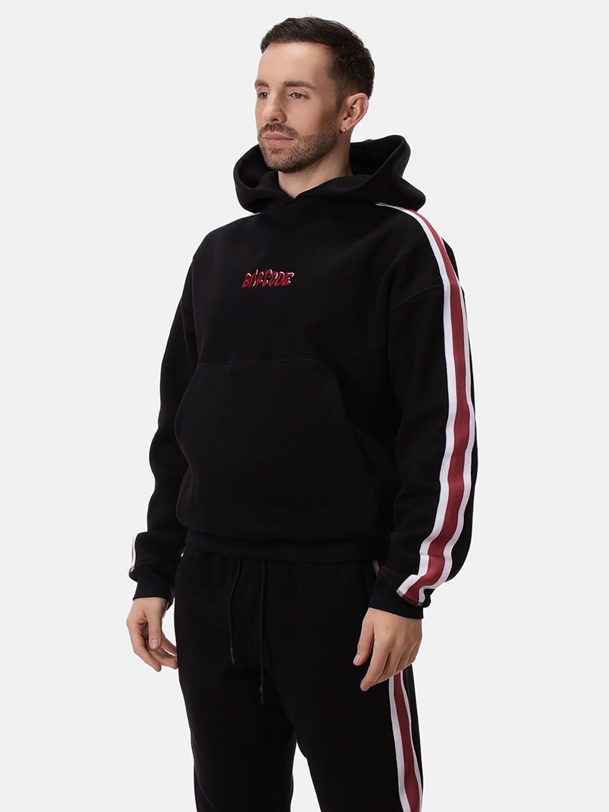 Brunos \  \ Barcode Berlin \ Fleece Hoody Sexy Boy | Black