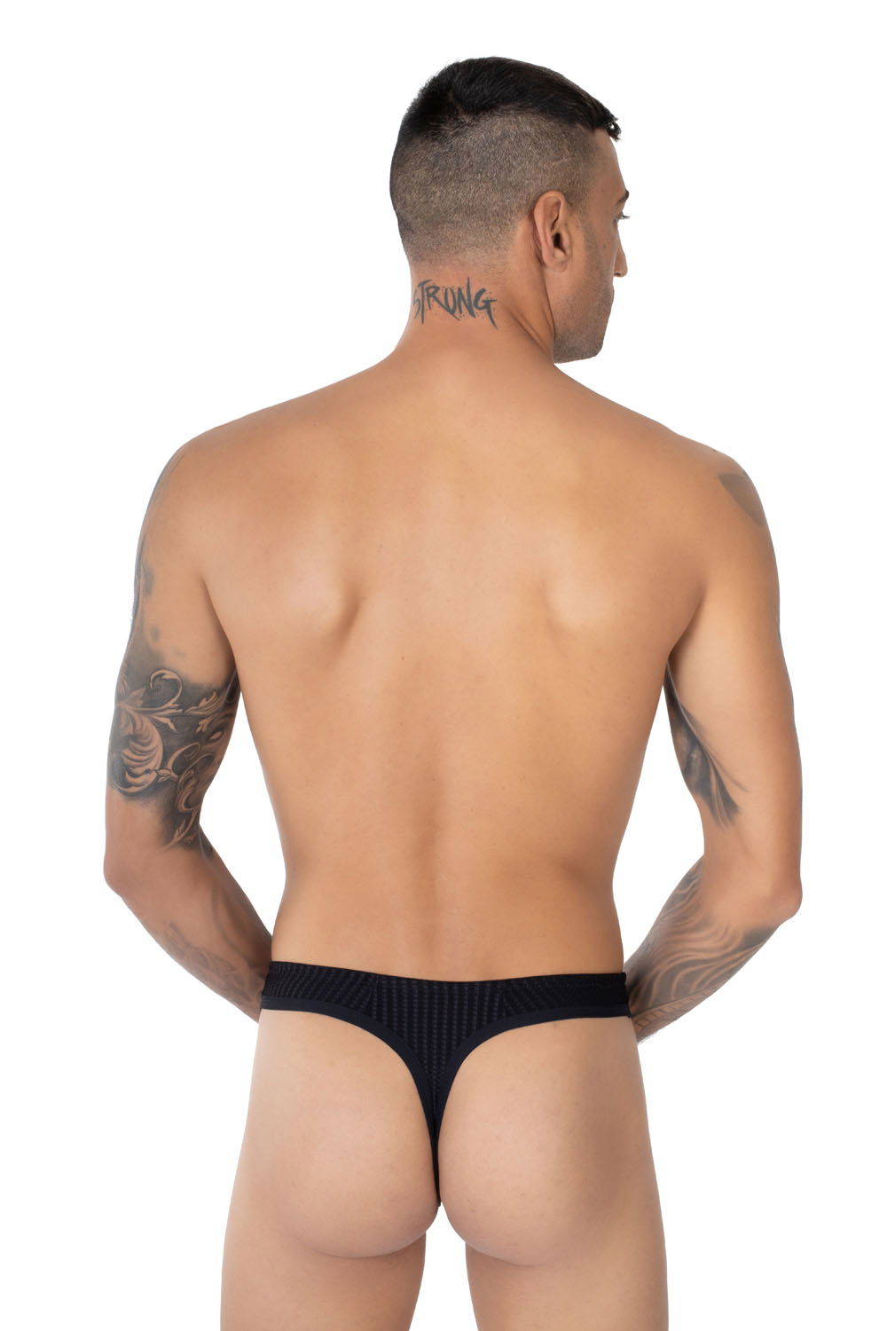 Brunos \  \ Eros Veneziani \ Thong with C-Ring | Black