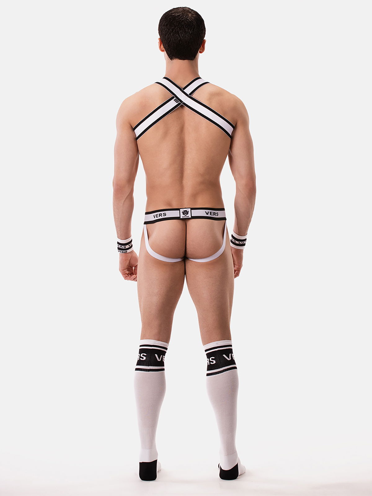 Brunos \  \ Barcode Berlin \ Jockstrap VERS | White/Black