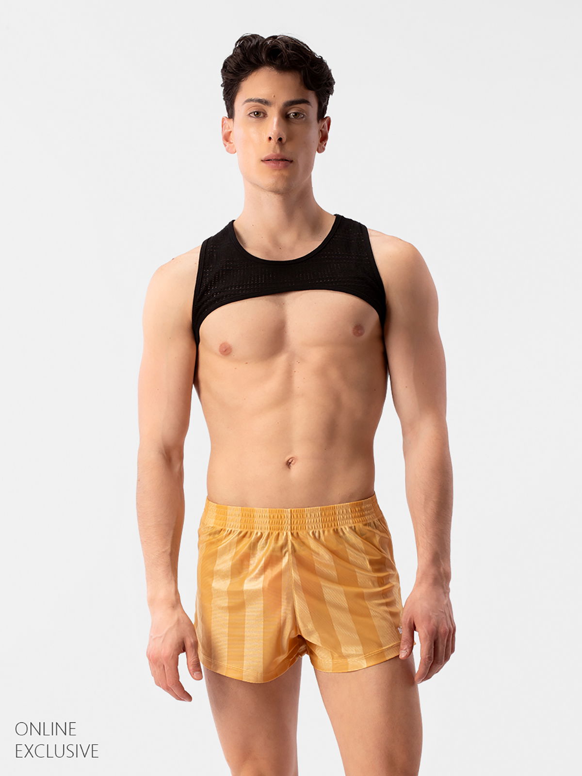 Brunos \ NEU \ Barcode Berlin \ Sport Short Ajam | Gold