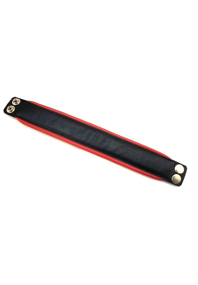 Wrist Band Leather | Black/Red