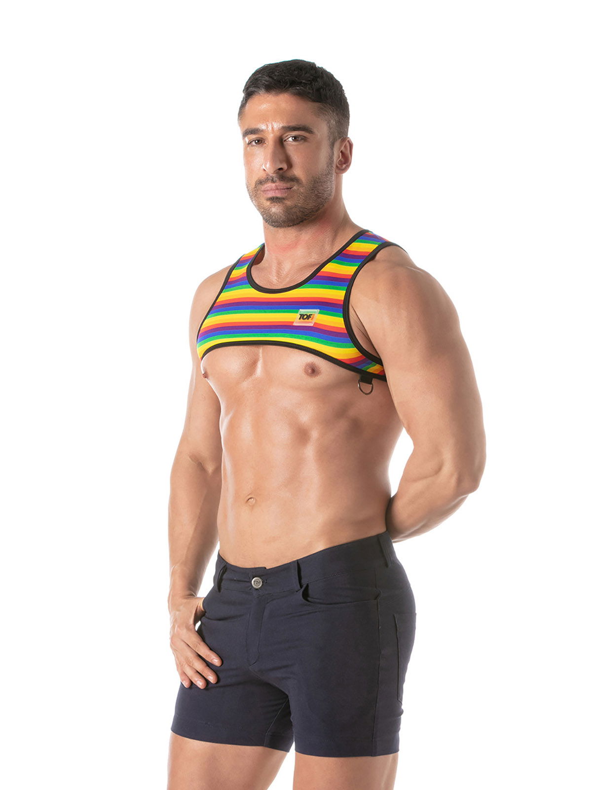 Brunos \ Pride Fashion \ TOF Paris \ Mens Harness | Rainbow