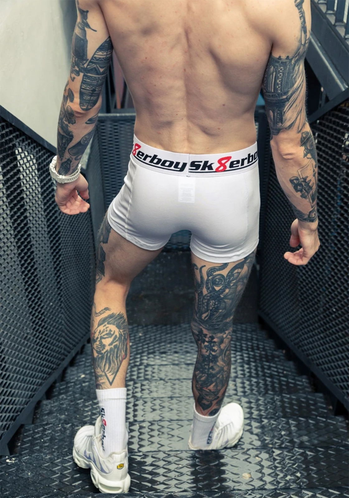 Brunos \  \ Sk8erboy \ Boxershorts | White