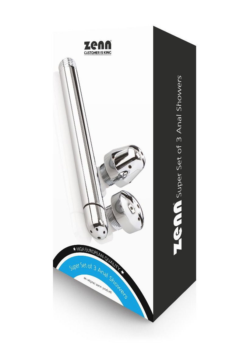 Brunos \  \ ZENN \ Super Set of 3 Anal Showers - Analduschen