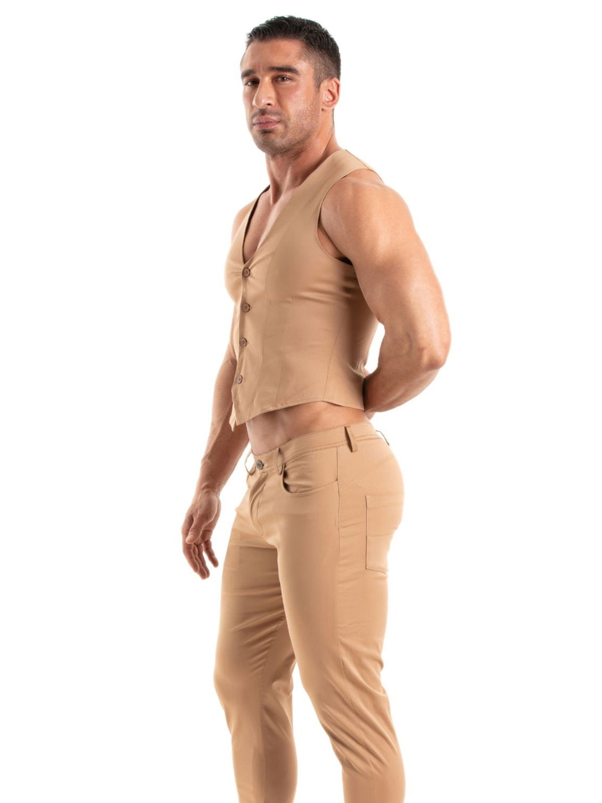 Brunos \ NEU \ TOF Paris \ Chino Vest | Brown