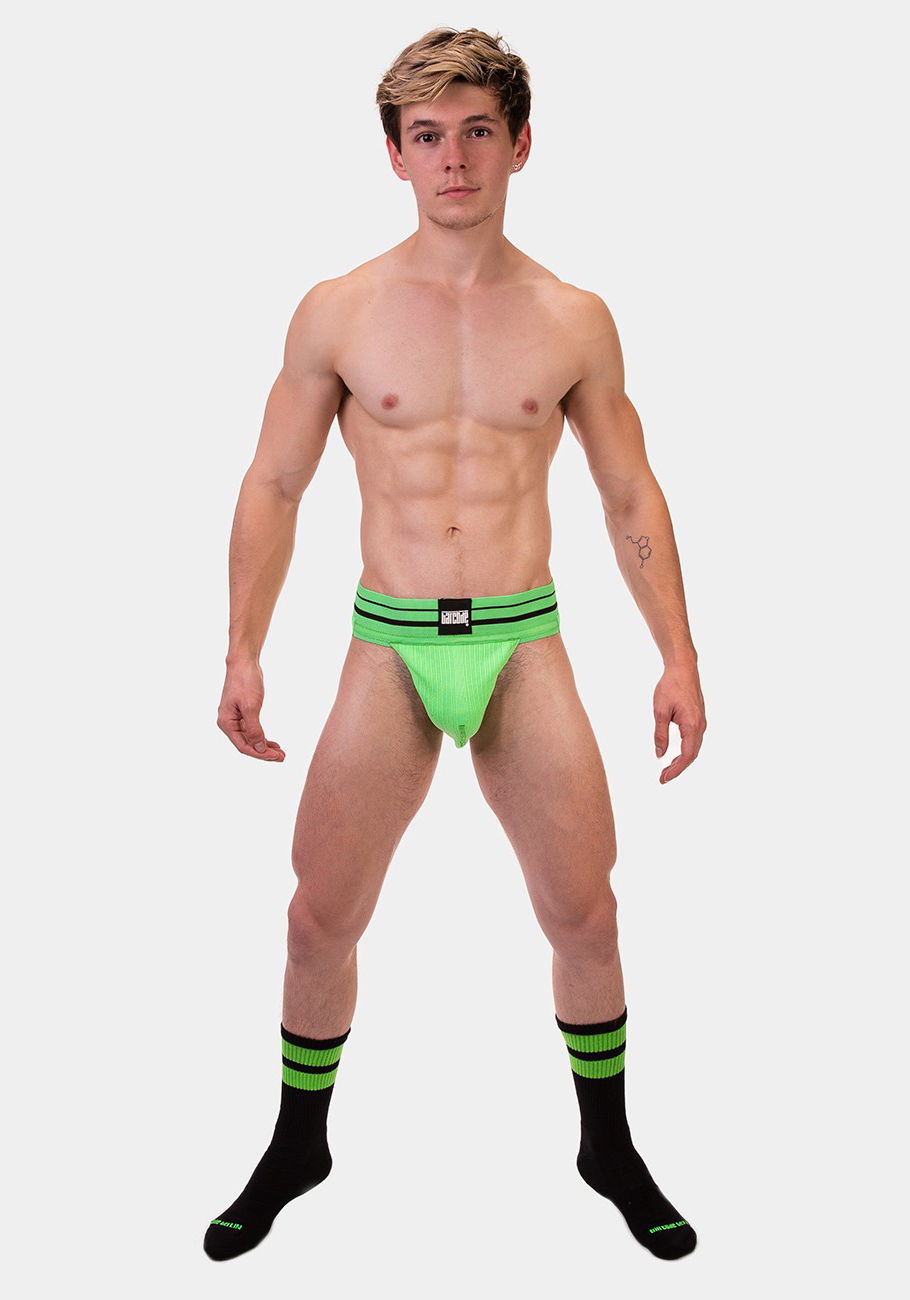 Brunos \ Jocks \ Barcode Berlin \ Barcode Berlin Jock Andreus | Green|Black