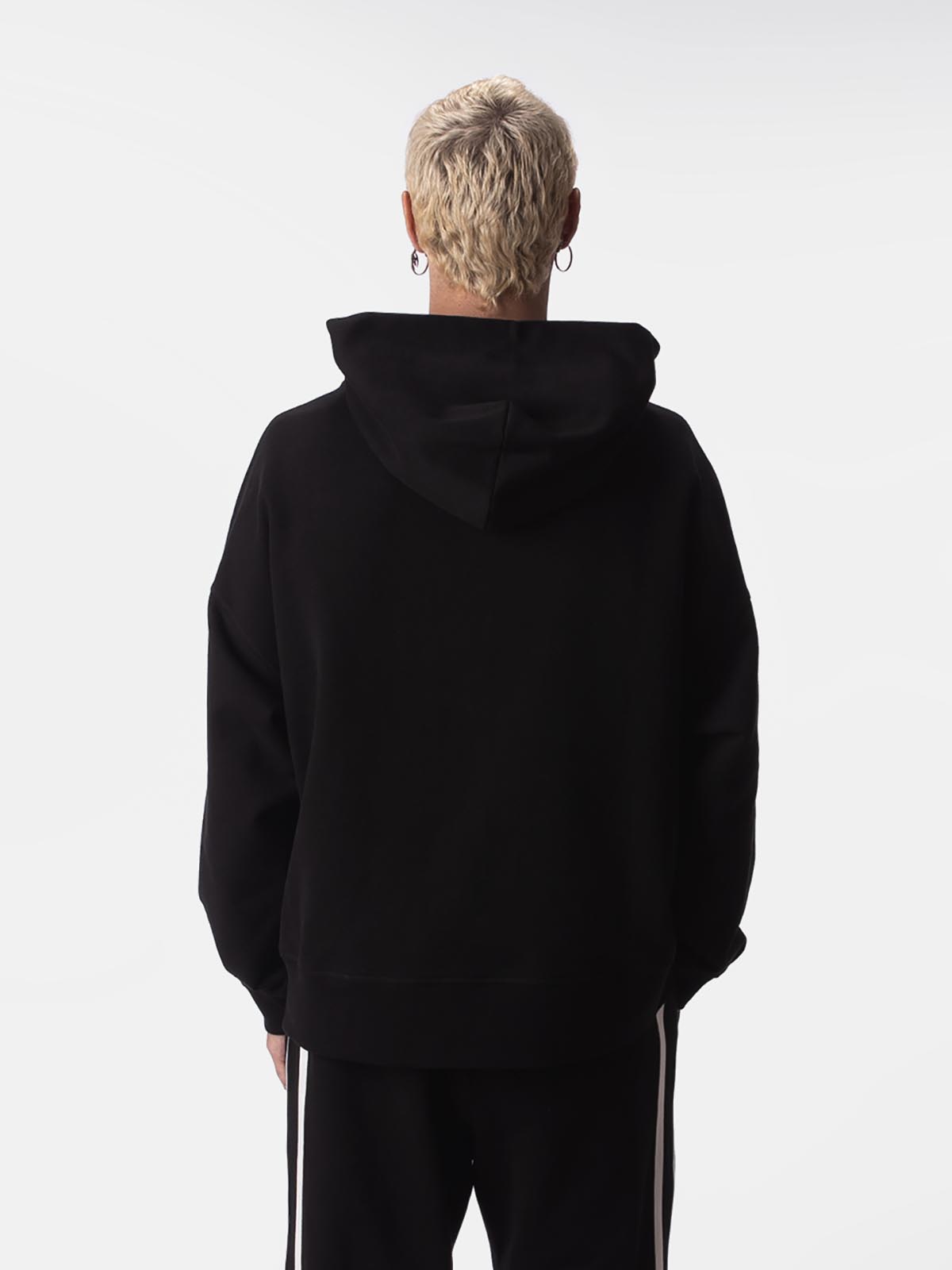 Brunos \  \ Barcode Berlin \ Hoodie Fleece Oversize Fucking Hot | Black