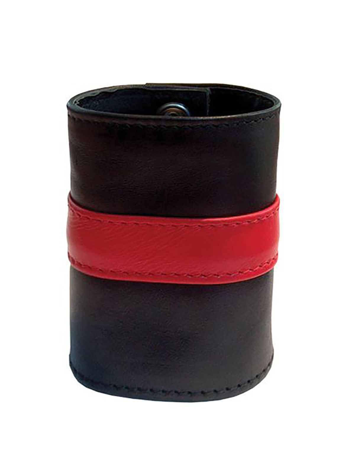 Brunos \ Mister B \ Mister B \ Leder Wrist Wallet Zip | Black/Red