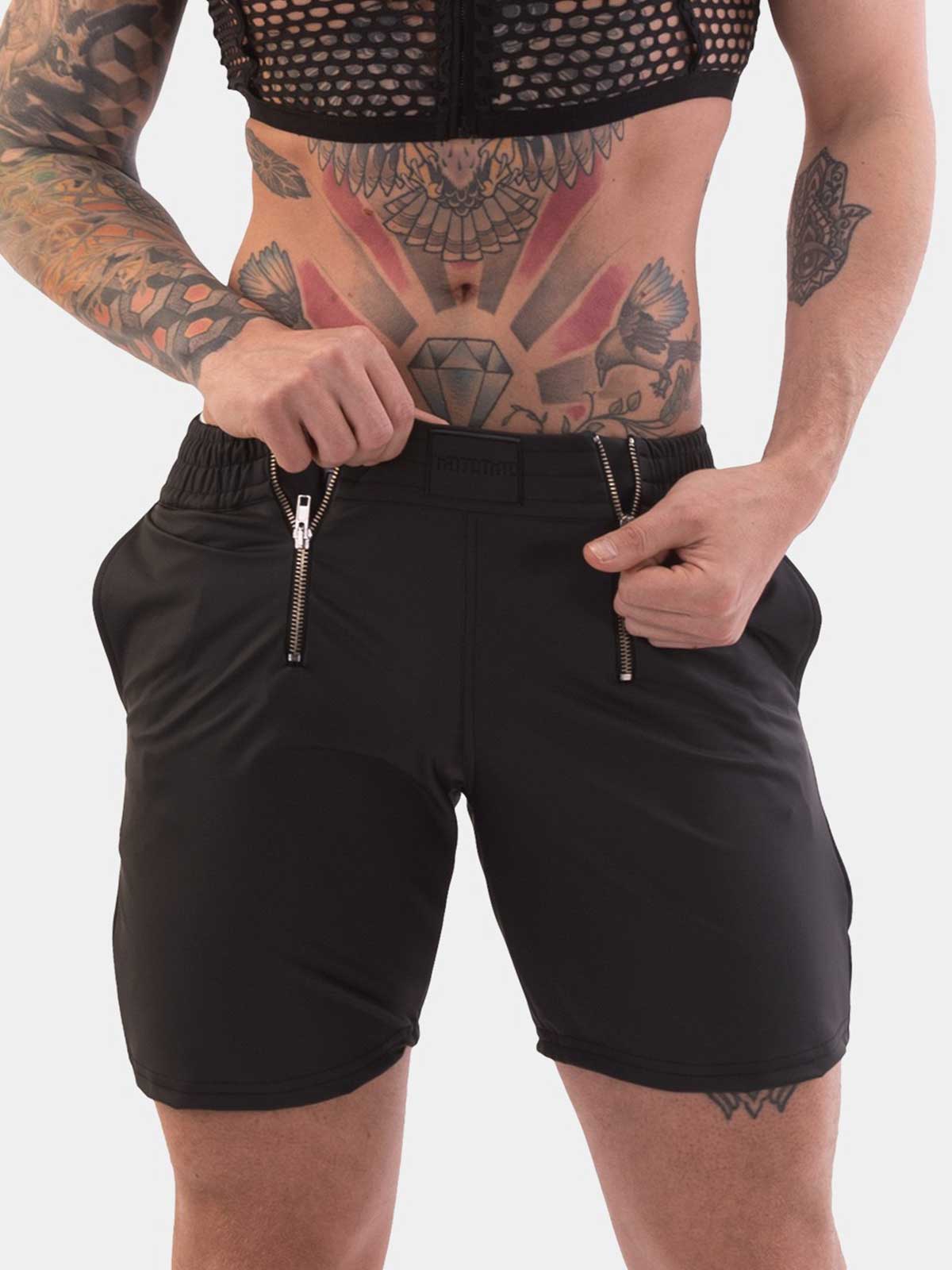 Brunos \ Shorts | Pants \ Barcode Berlin \ Zipper Shorts Doraf