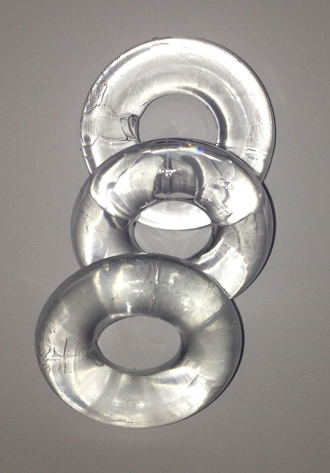 Brunos \ Gummi \ Sport Fucker \ Cockring 3er-Pack | Clear