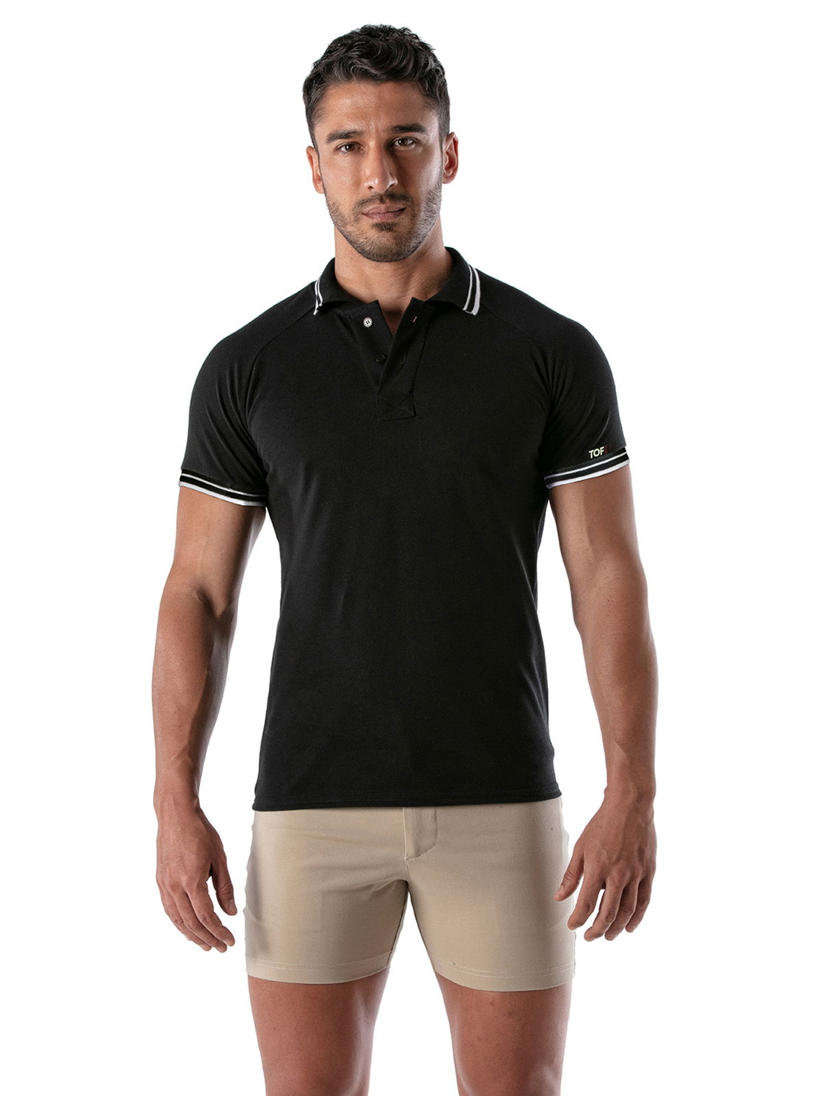 Brunos \ TOF Paris \ TOF Paris \ Patriot Polo Shirt | Black