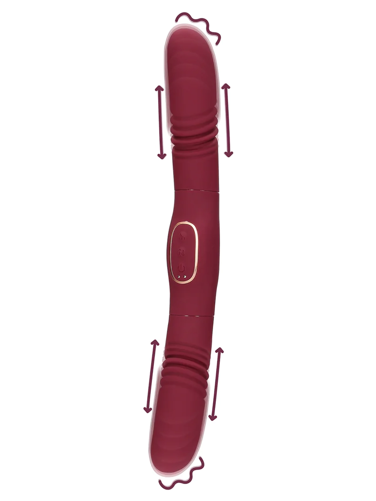 Brunos \ mit Vibration \ Loveline \ Double-Sided Thrusting Vibrator 