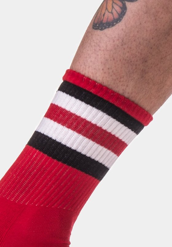 Half Fetish Socks Stripes