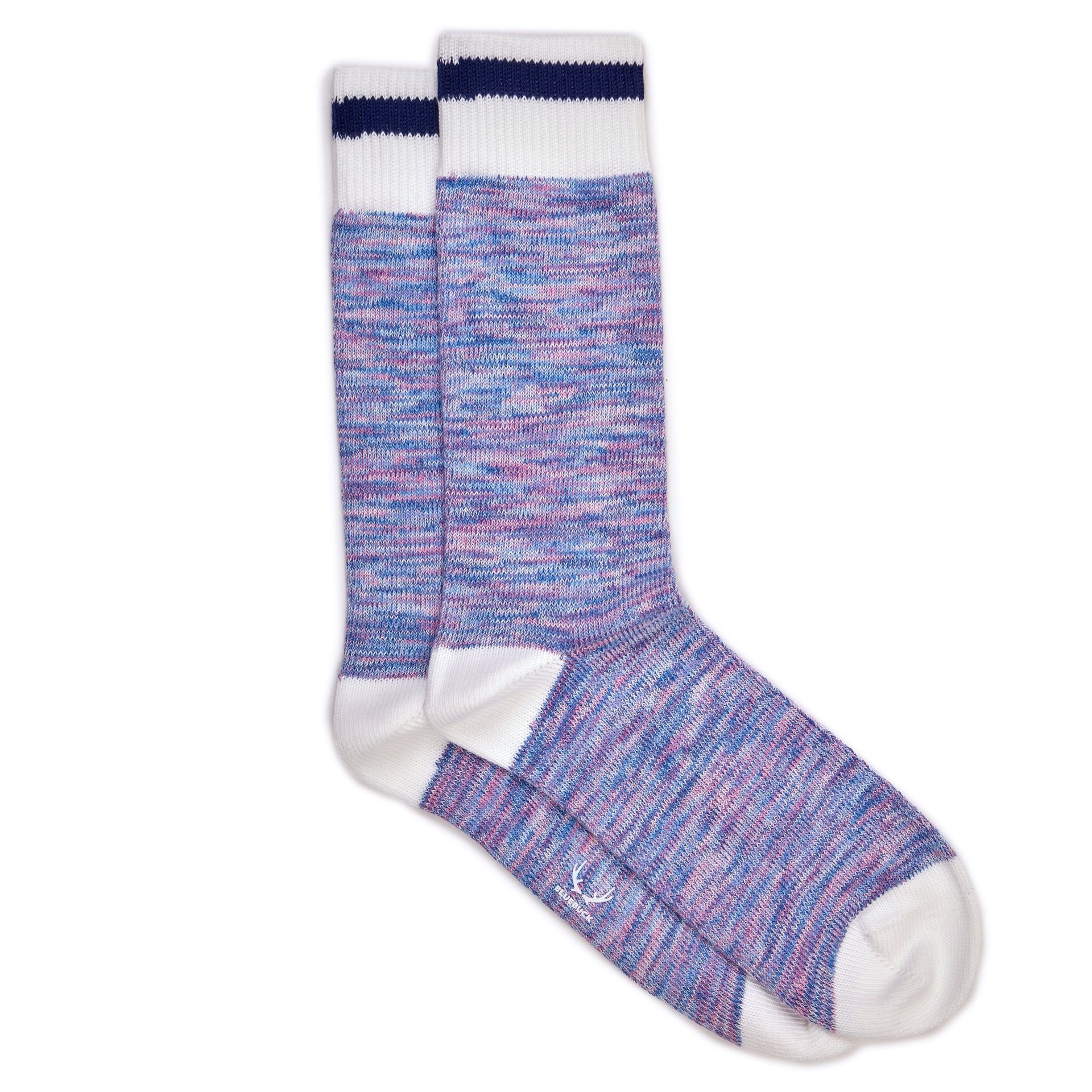 Brunos \  \ Bluebuck \ Nautical Socks | Pink/Blue