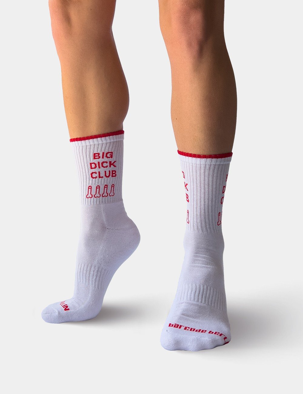 Socks Big Dick Club | White/Red