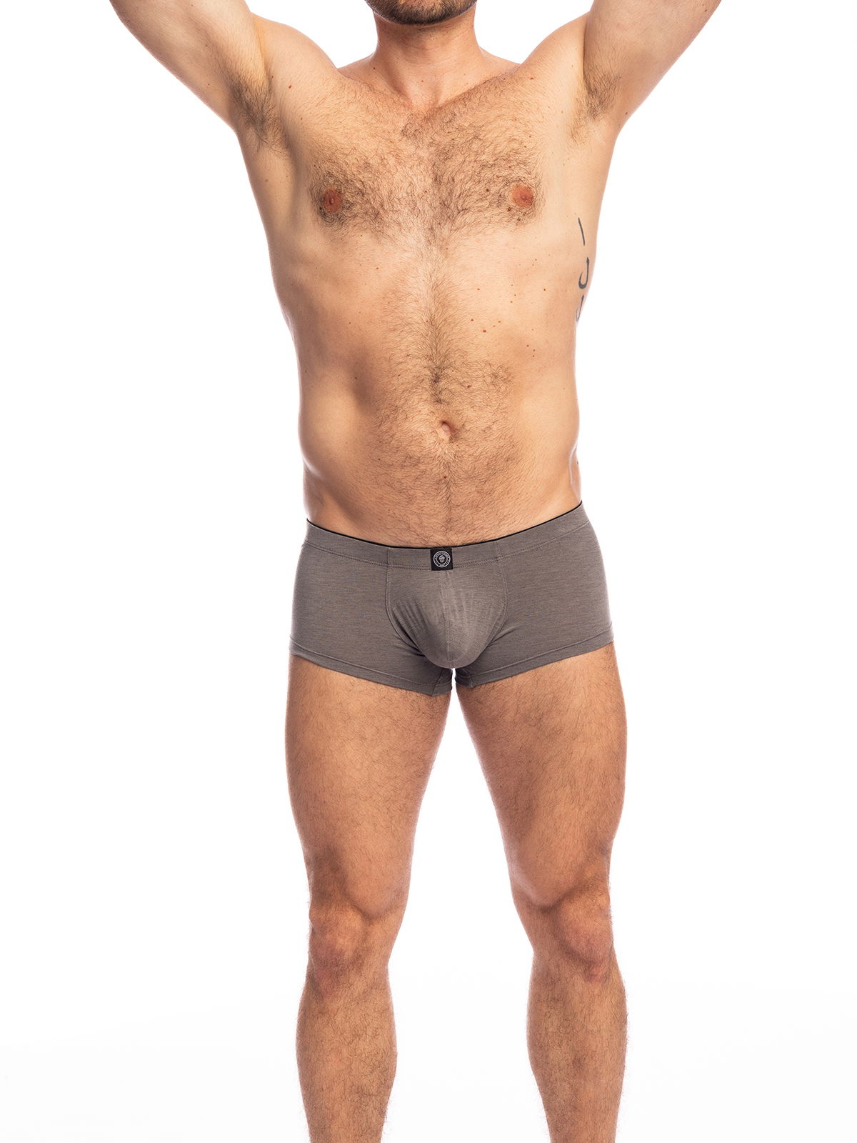 Brunos \  \ L'homme Invisible \ Push-Up Mini Boxer Soft Touch | Grey