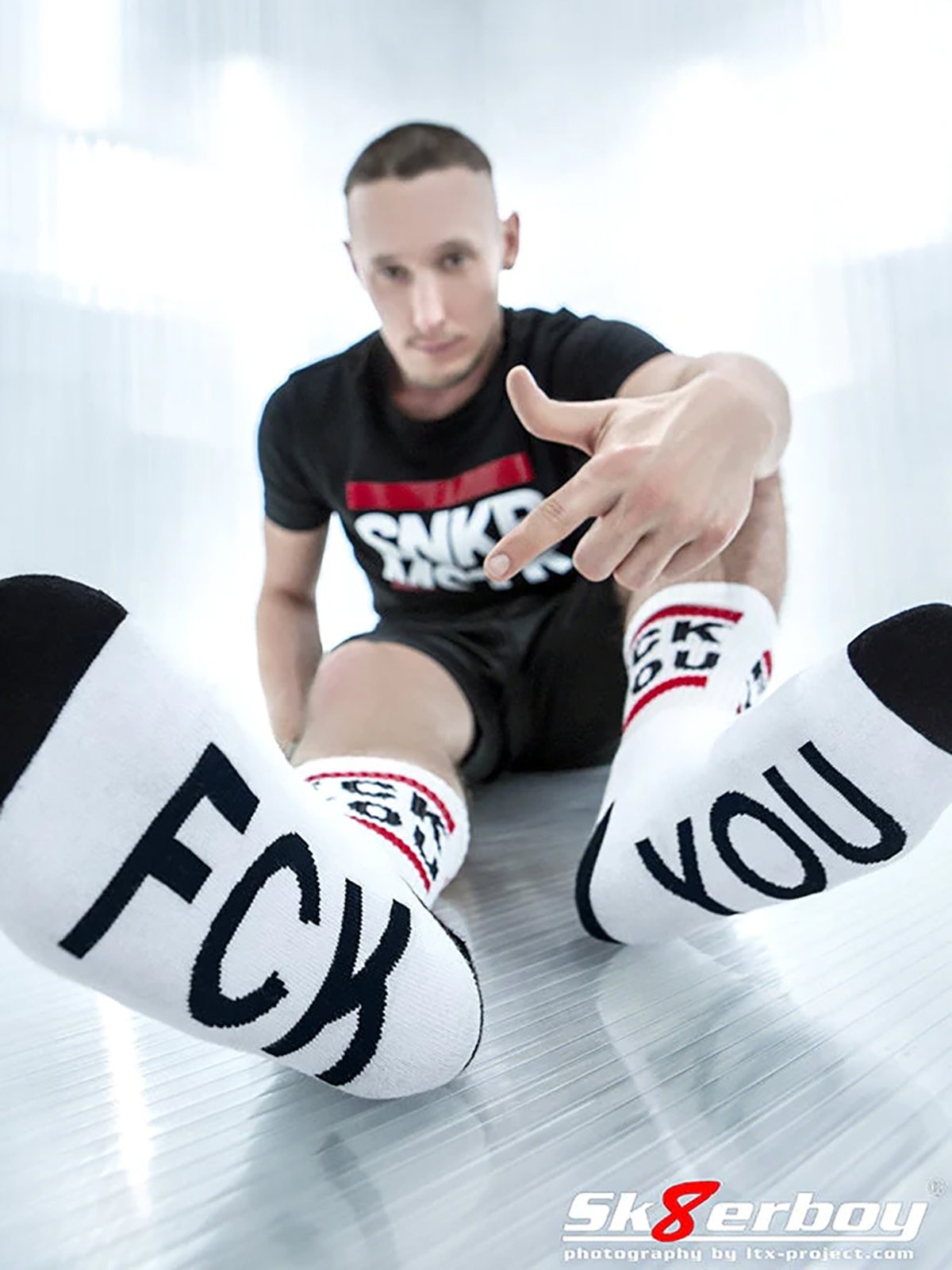 FCK YOU Socks | White