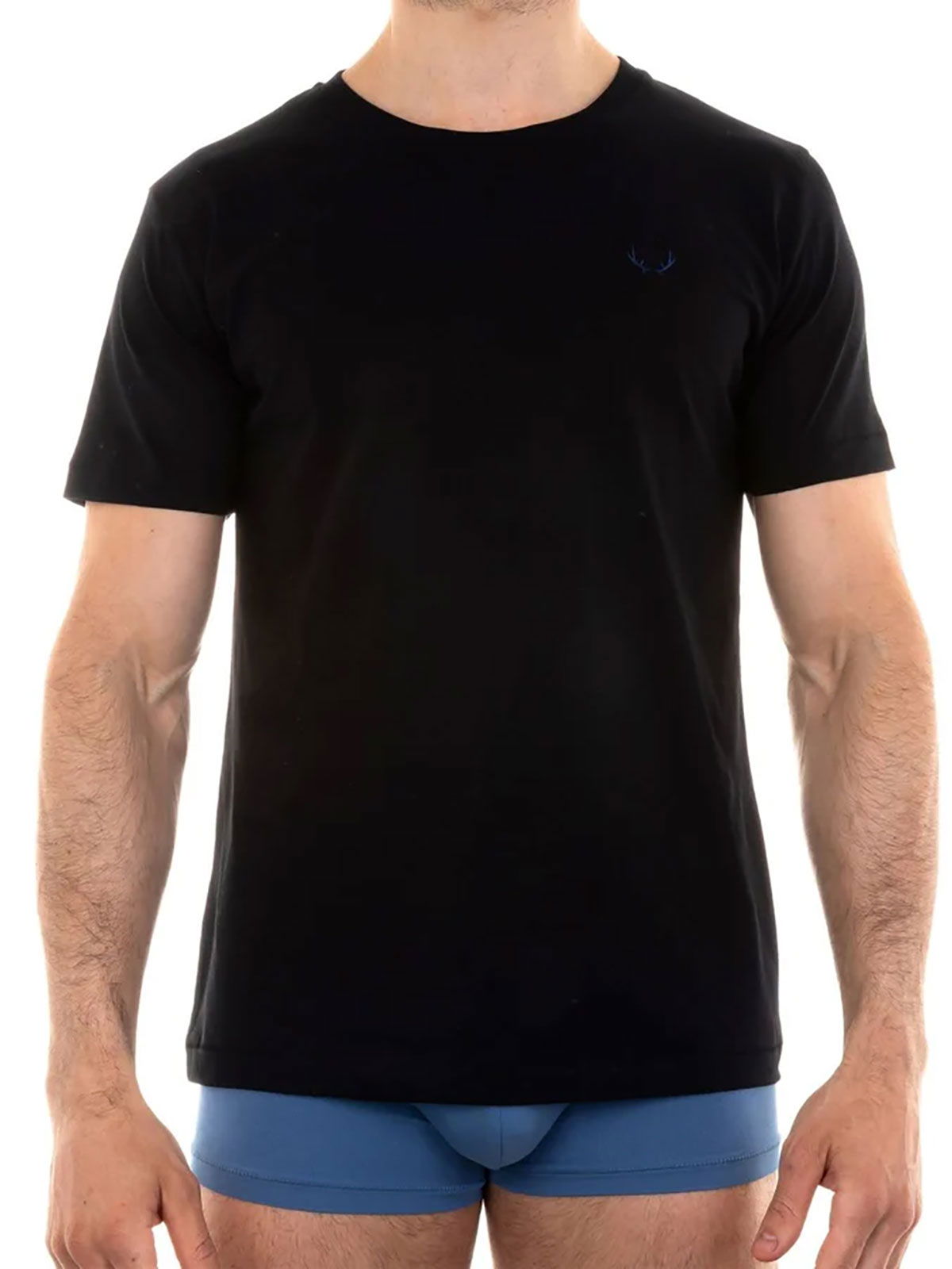 Brunos \ Bluebuck \  \ T-Shirt Round Neck | Black