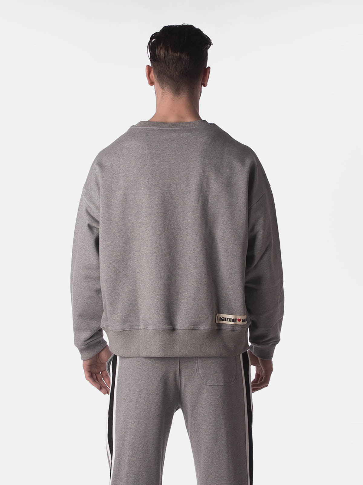 Brunos \ Fashion Sale \ Barcode Berlin \ Sweatshirt Fleece Oversize Pullover Drama | Grey