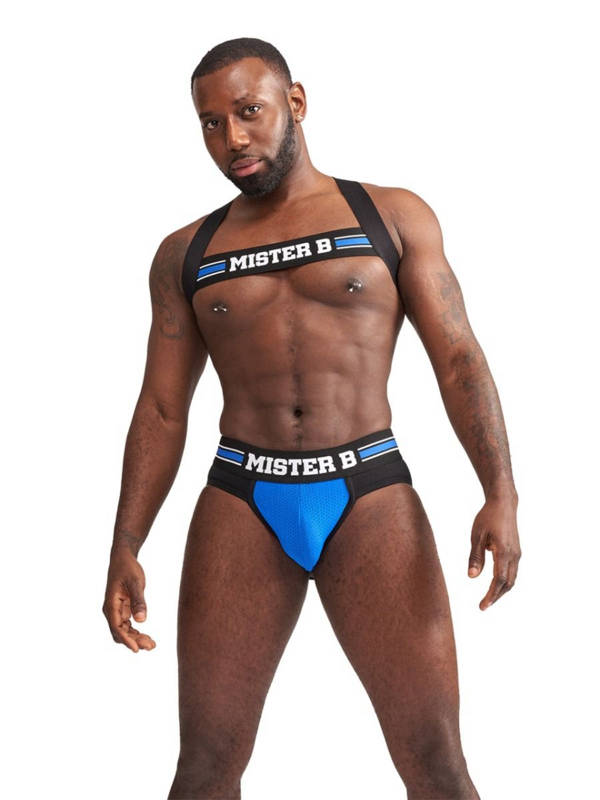 Brunos \  \  \ Urban Club Harness X-Back | Blue