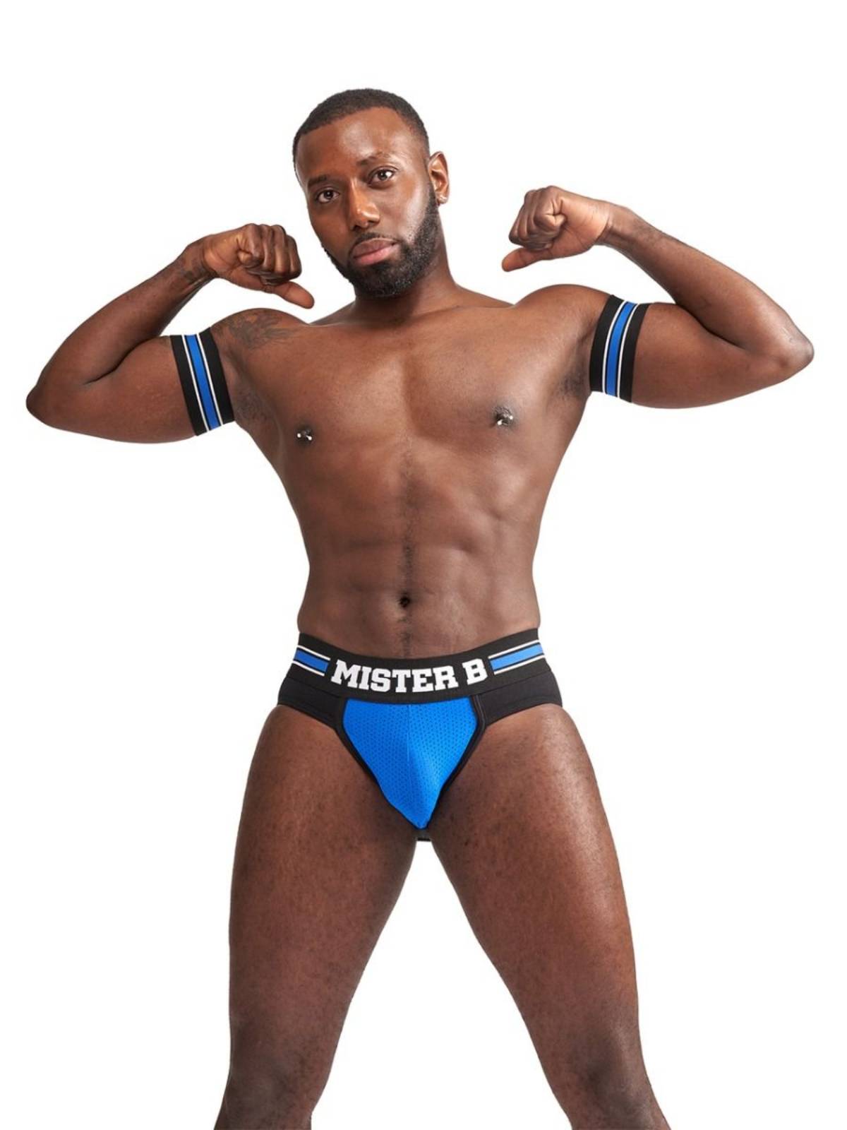 Brunos \  \ Mister B \ Urban Club Biceps Neopren Band | Blue