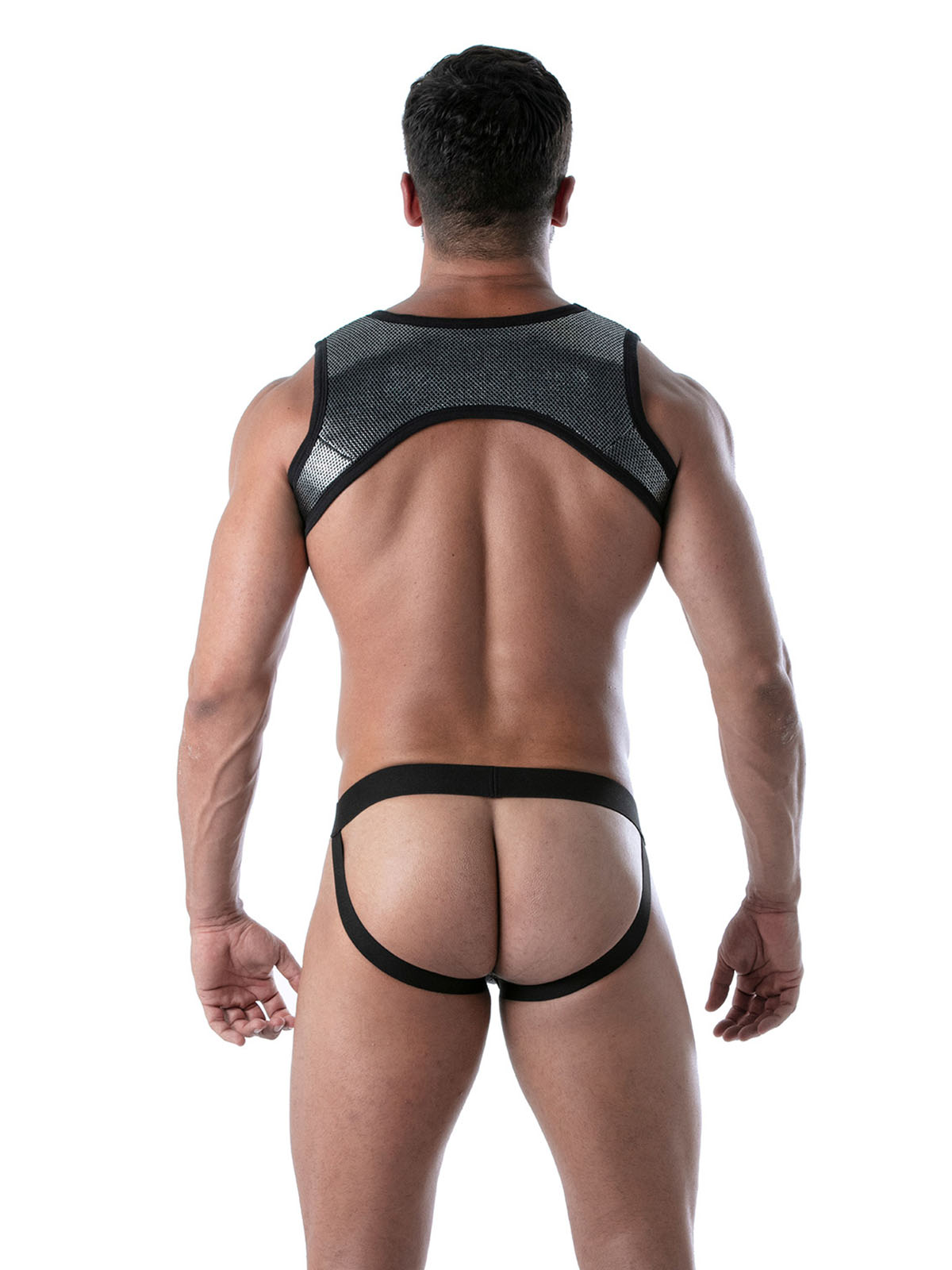 Brunos \ Jocks \ TOF Paris \ 3D Snap Jockstrap | Silver