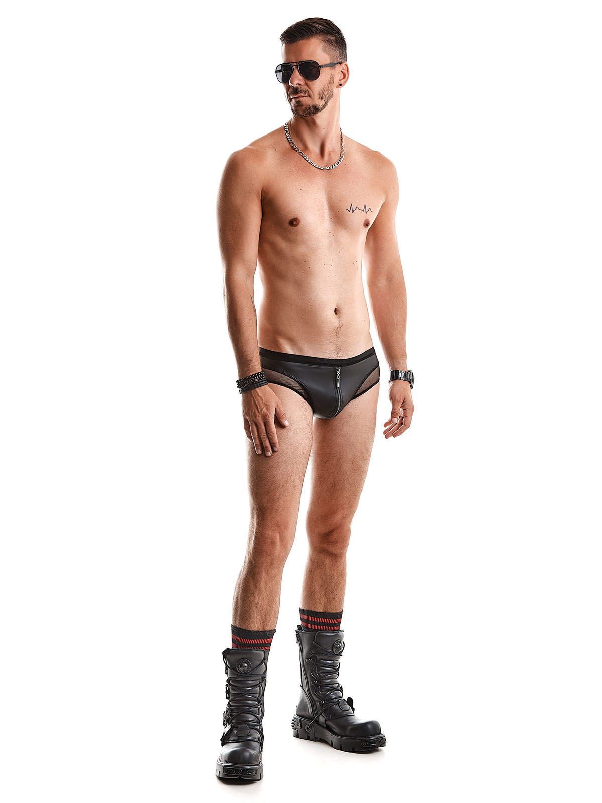 Brunos \ Regnes Fetish Planet \ Regnes Fetish Planet \ Brief With Zipper Arturo | Black