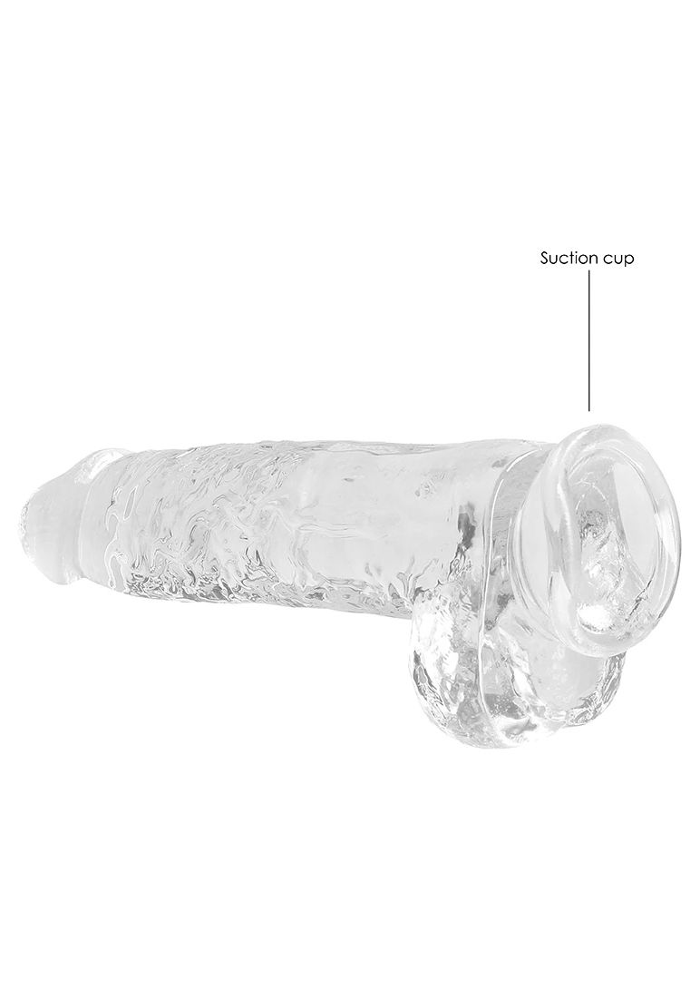 Brunos \ Dildos \ Shots Toys \ RealRock Dildo clear  9''/ 22 cm | Transparent