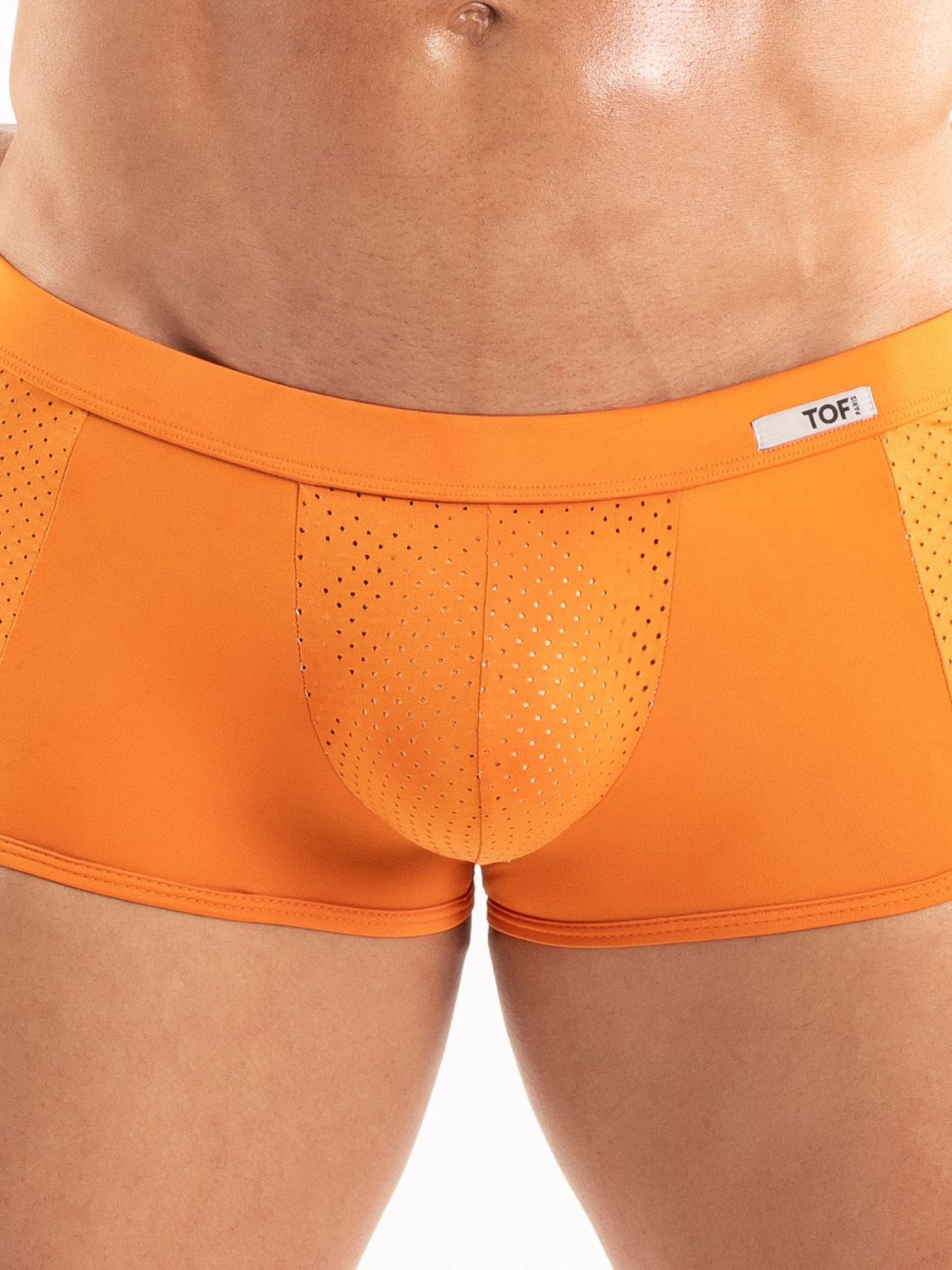 Brunos \ Boxer | Trunks \ TOF Paris \ Temptation Microfiber Trunk | Orange