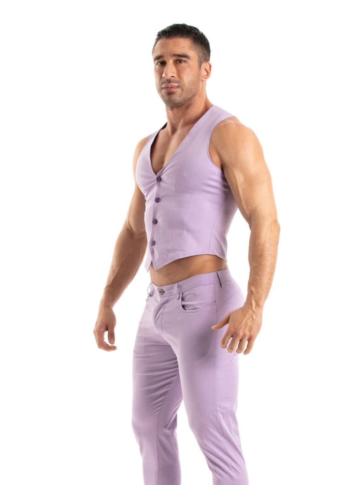 Brunos \ NEU \ TOF Paris \ Chino Vest | Purple