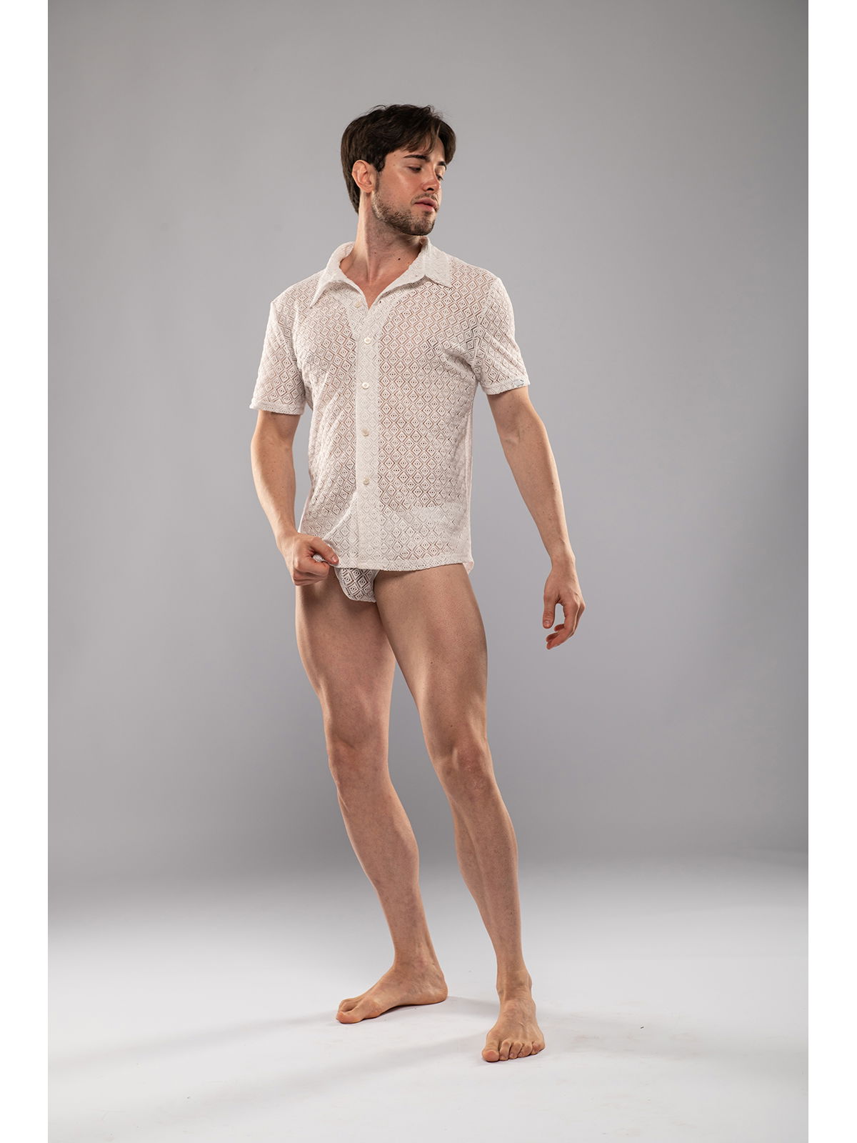 Brunos \ NEU \ TOF Paris \ Riviera Short Sleeve Shirt | White