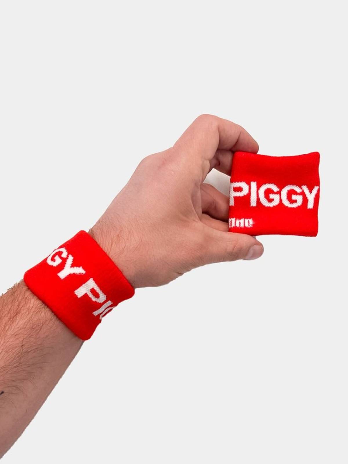 Brunos \ Barcode Berlin \ Barcode Berlin \ Identity Wrist Band Piggy | Red/Black