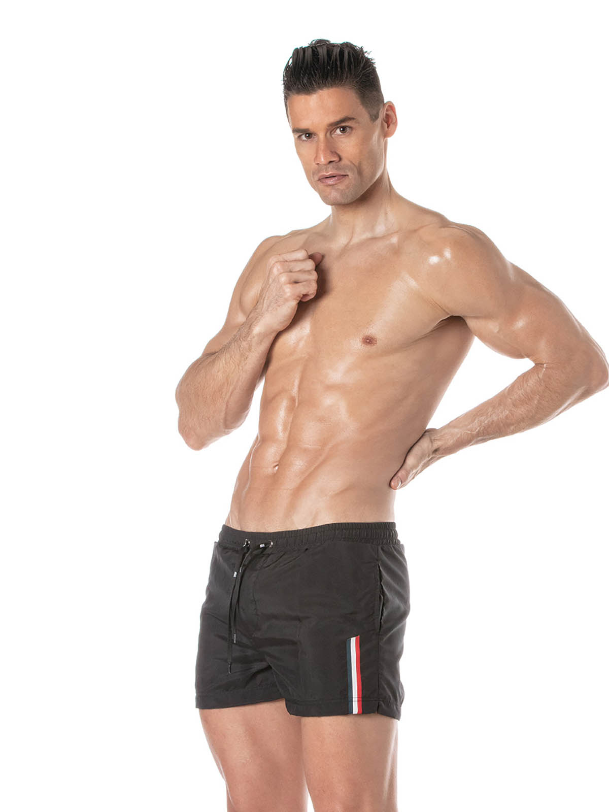 Brunos \ TOF Paris \ TOF Paris \ Mid Thight Short Swimwear | Black