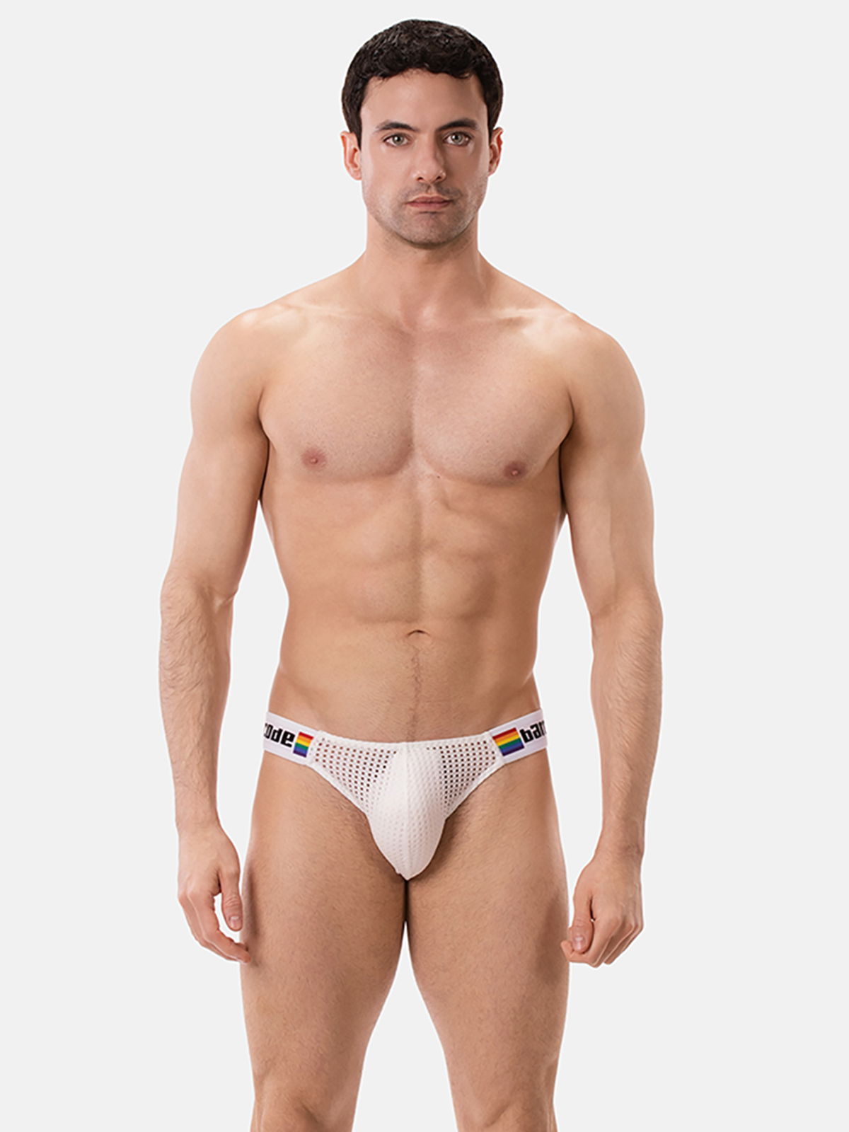 Brunos \ Pride Fashion \ Barcode Berlin \ Pride Brief Regiro | White
