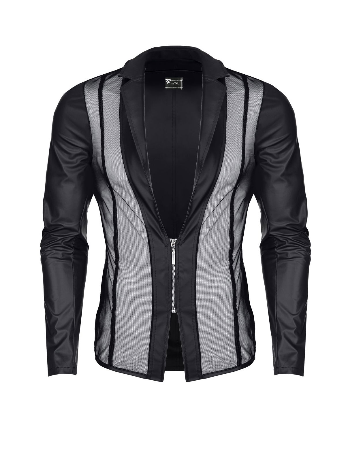 Brunos \ Regnes Fetish Planet \ Regnes Fetish Planet \ Black Mesh Jacke Daniele | Black