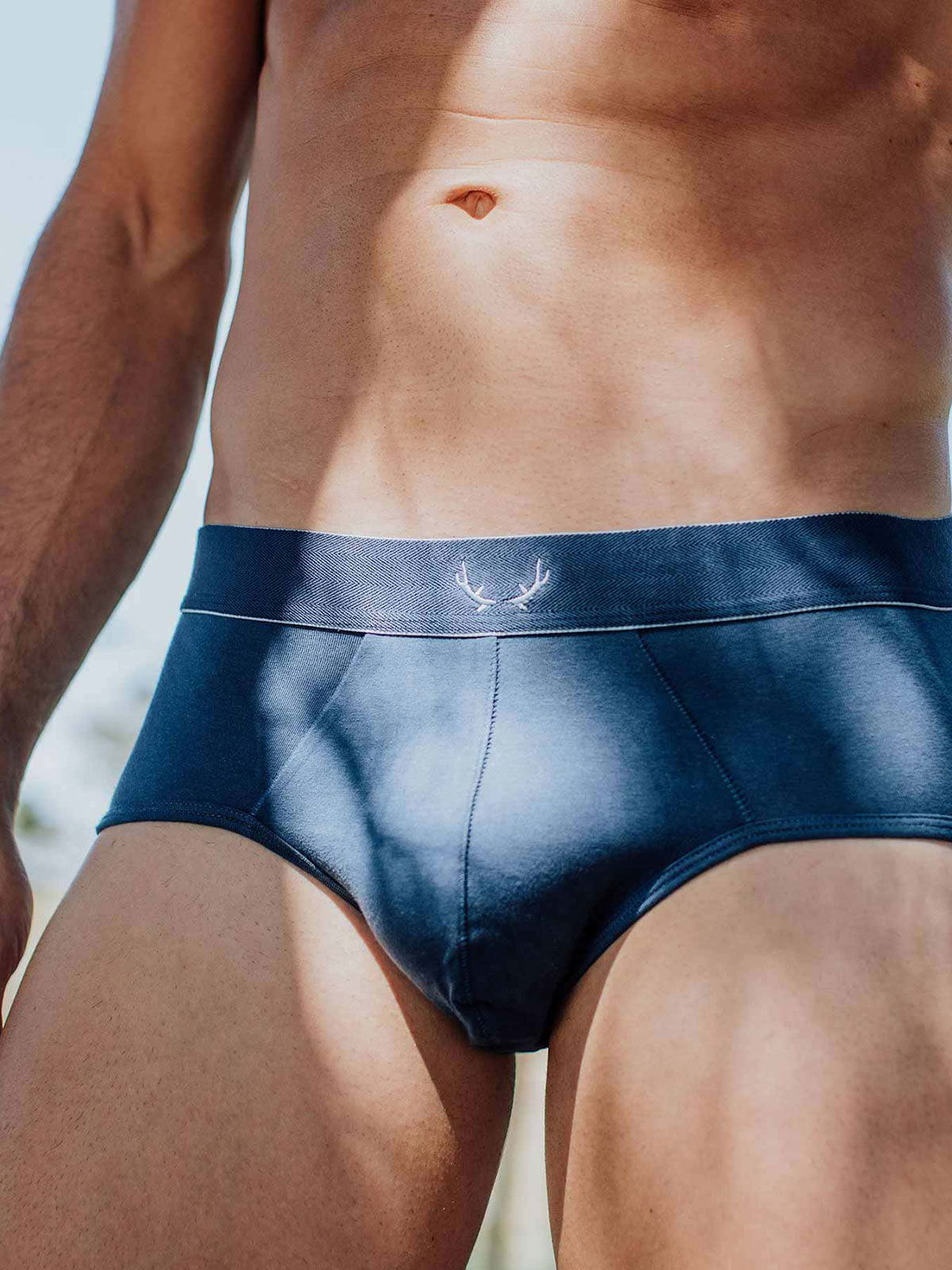 Brunos \ Bluebuck \ Bluebuck \ Recycled Brief | Blue