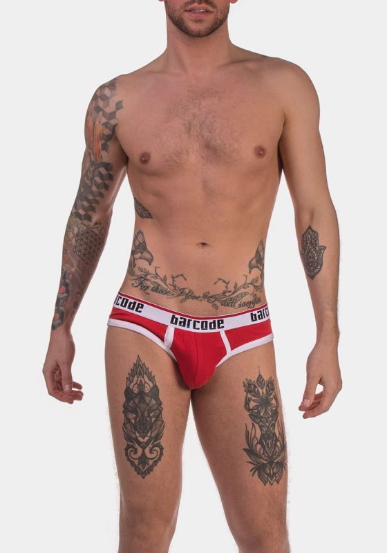 Brunos \ Briefs | Slips \ Barcode Berlin \ Brief Kai | Red/White