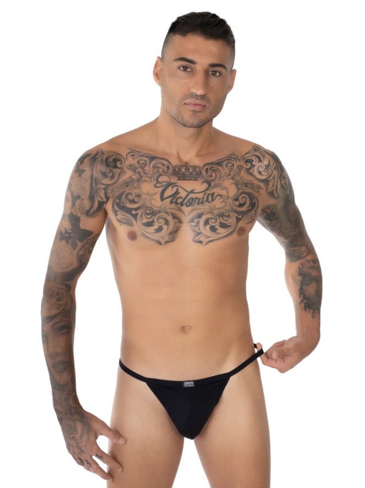 Brunos \ Strings | Tangas | Thongs \ Eros Veneziani \ String | Black