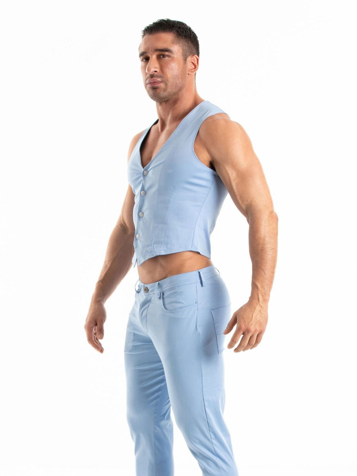 Brunos \ NEU \ TOF Paris \ Chino Vest | Blue