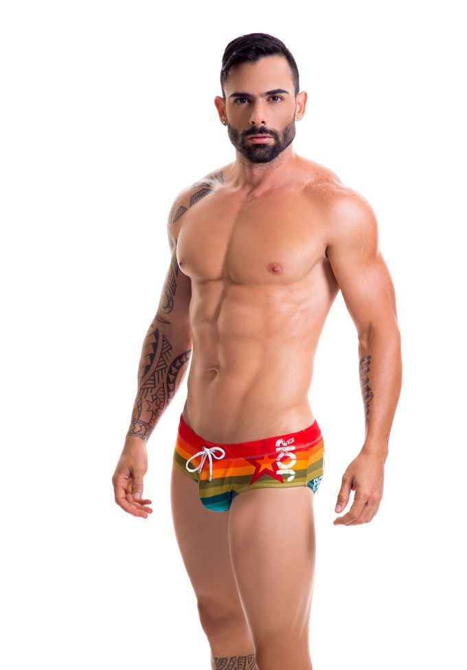 JOR 0417 printed M Pride Brief Beach