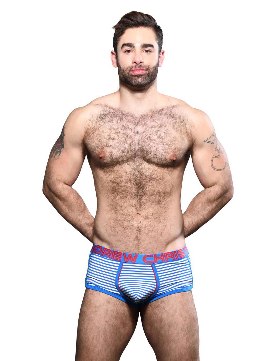 Brunos \  \ Andrew Christian \ Hampton Stripe Boxer Almost Naked